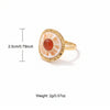 Anillo "Sunburst Coral"