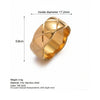 Anillo "Golden Quilt"