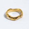 Anillo "Molten Gold Wave"