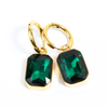 Pendientes "Emerald Cascade"