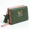 Cartera Compacta "Weston Cloucie" con Dije de Mariposa
