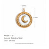 Dije Medalla "Mother of Pearl Moon"