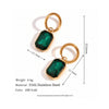 Pendientes "Emerald Cascade"